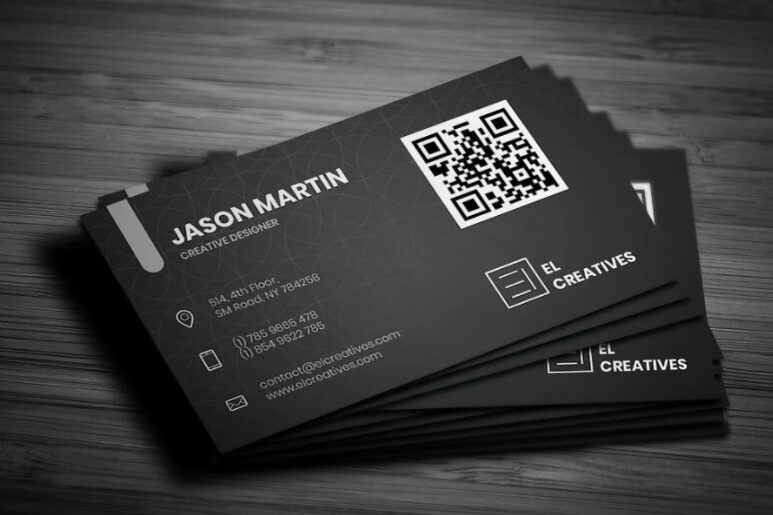 business cards with qr code