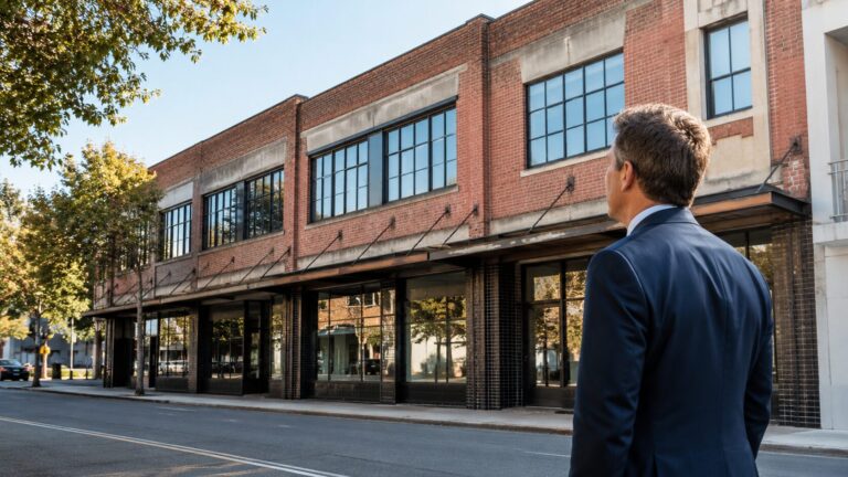 old commercial building